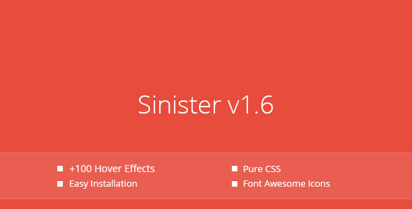استایل های متنوع برای تصاویر با Sinister v1.6.4